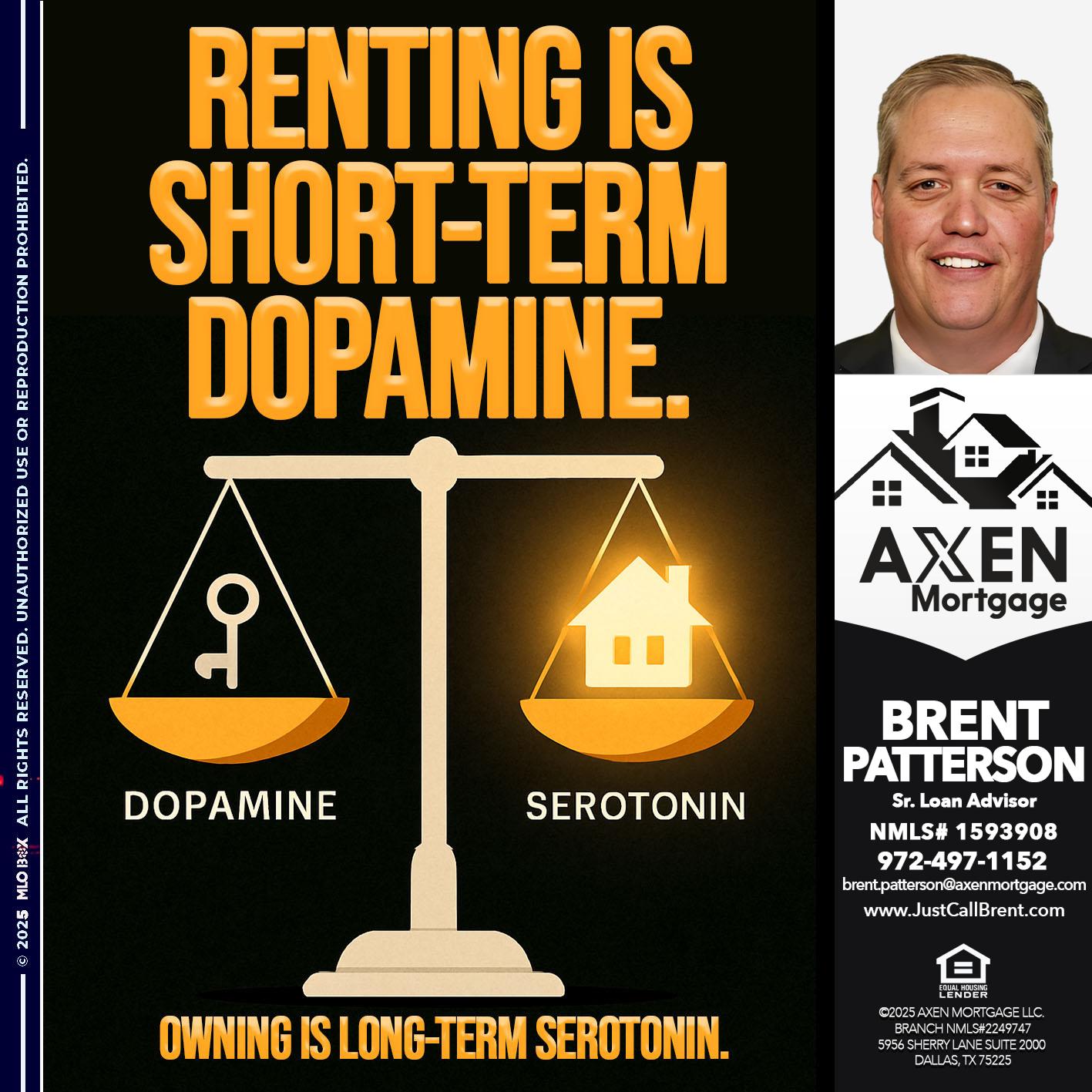 RENTING IS - Brent Patterson -Loan Officer