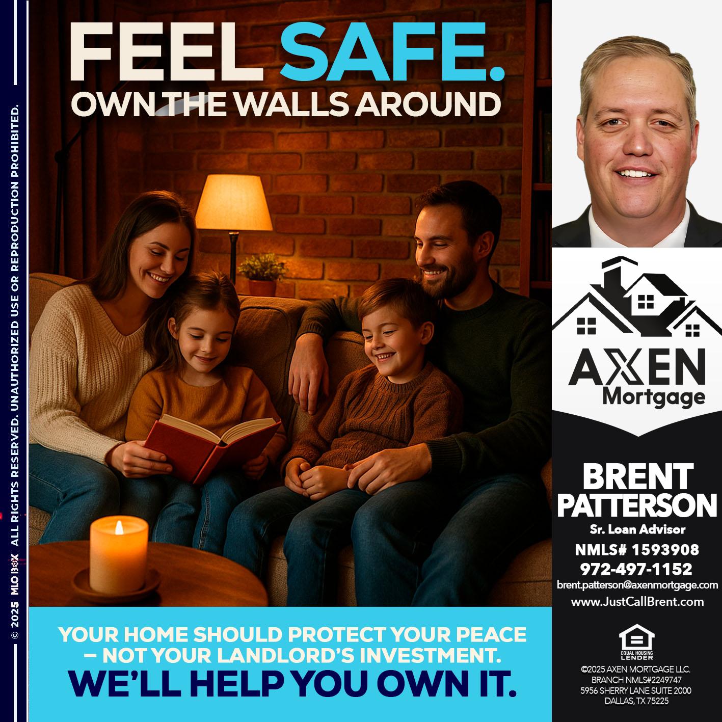 FEEL SAFE - Brent Patterson -Loan Officer