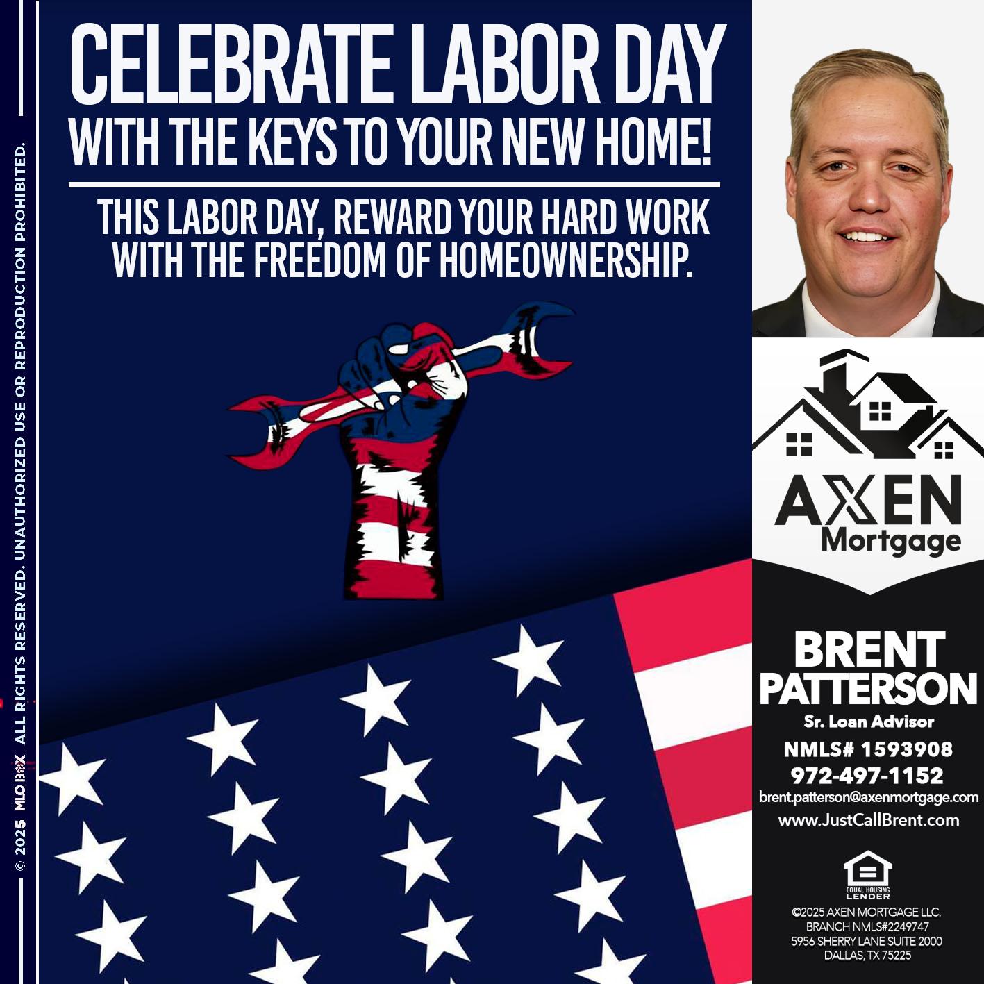 LABOR DAY - Brent Patterson -Loan Officer