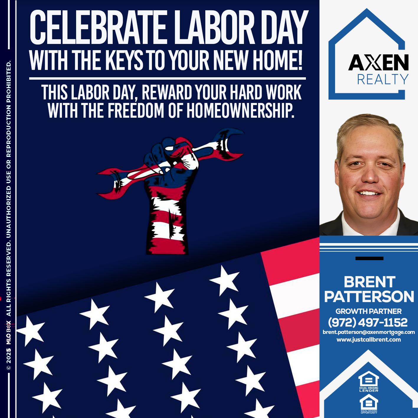 LABOR DAY - Brent Patterson -Loan Officer