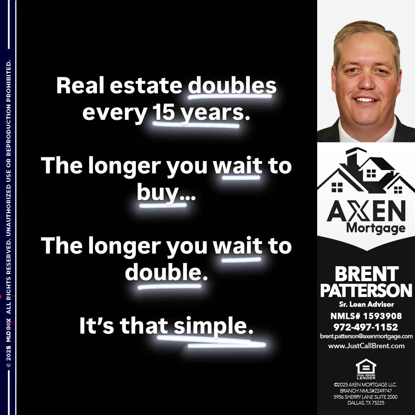 REAL ESTATE - Brent Patterson -Loan Officer