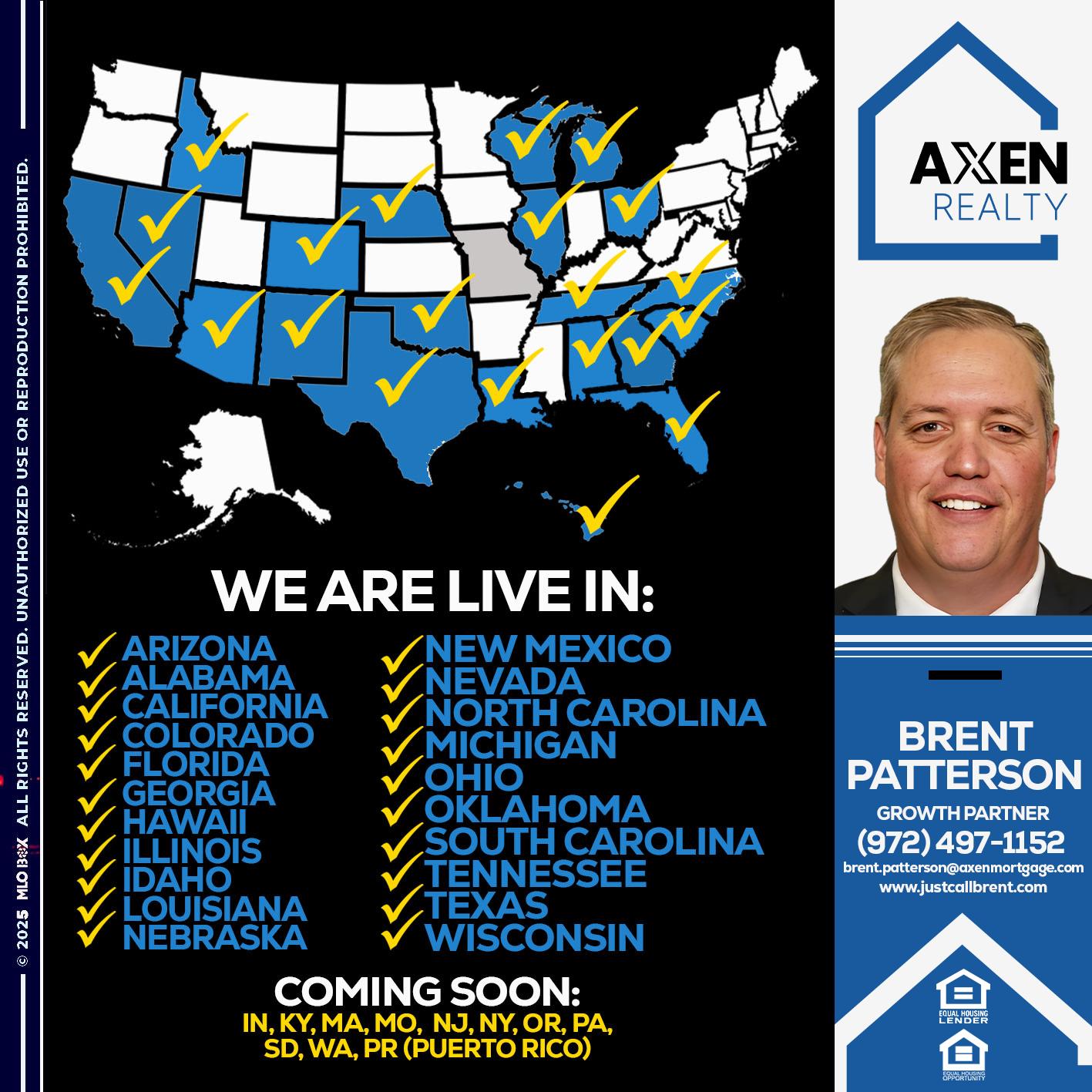 WE ARE LIVE IN HAWAII - Brent Patterson -Loan Officer