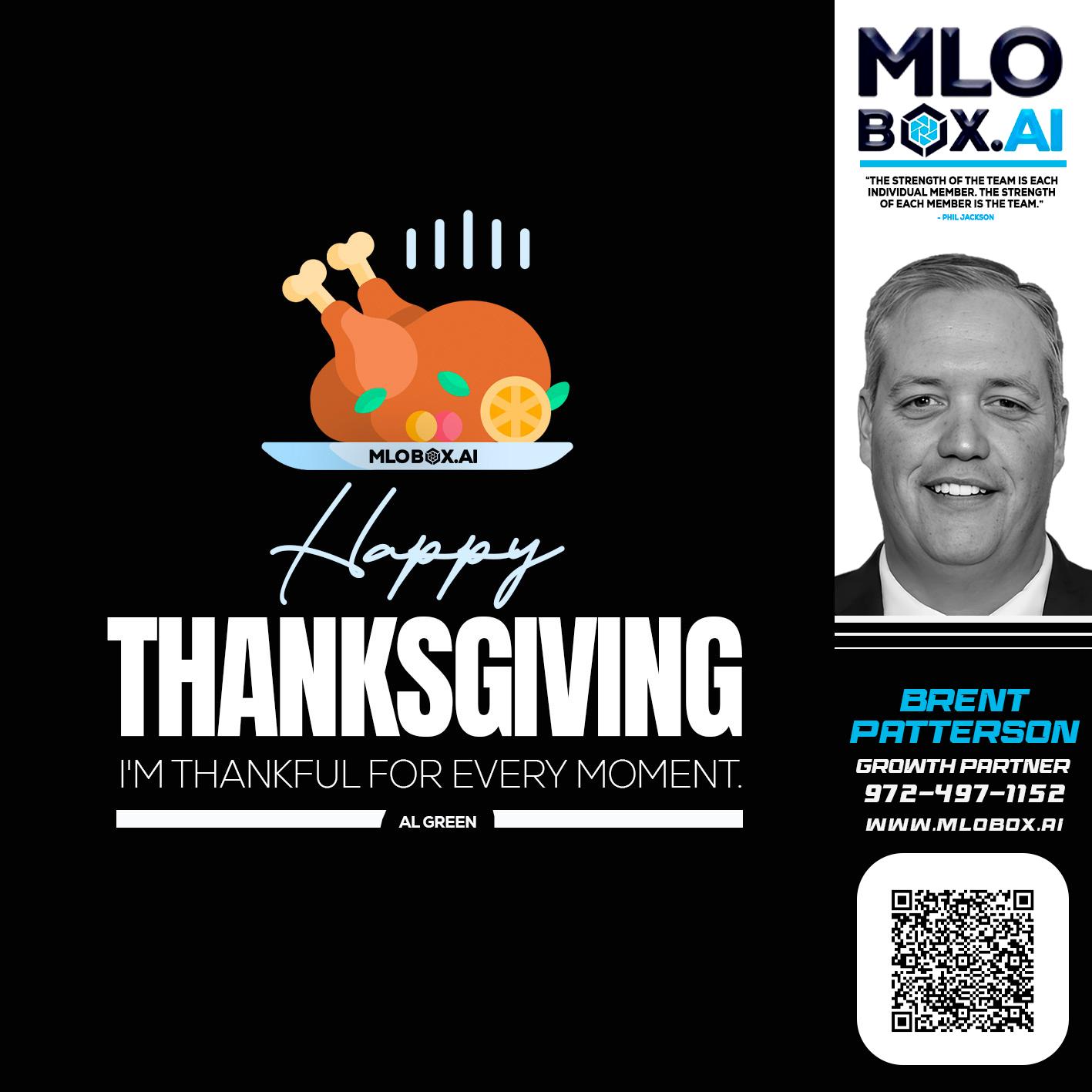 HAPPY THANKSGIVING - Brent Patterson -Loan Officer