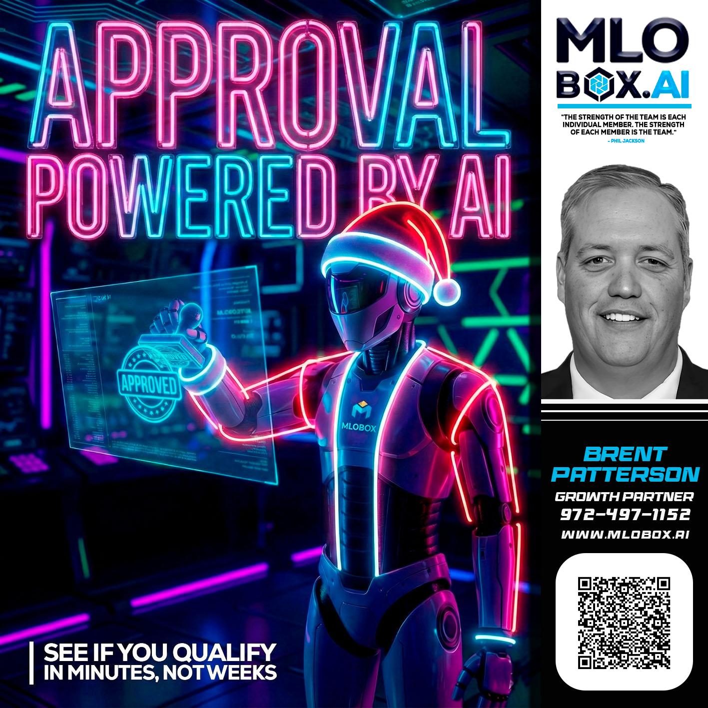 APPROVAL BY AI - Brent Patterson -Loan Officer