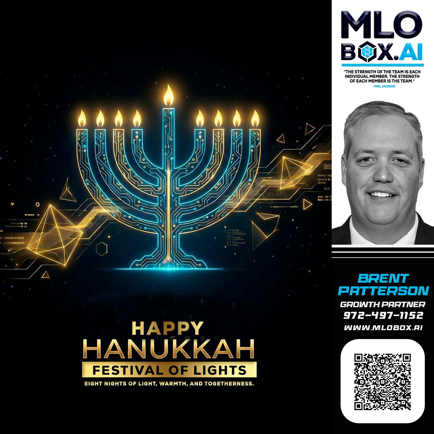 happy Hanukkah - Brent Patterson -Loan Officer