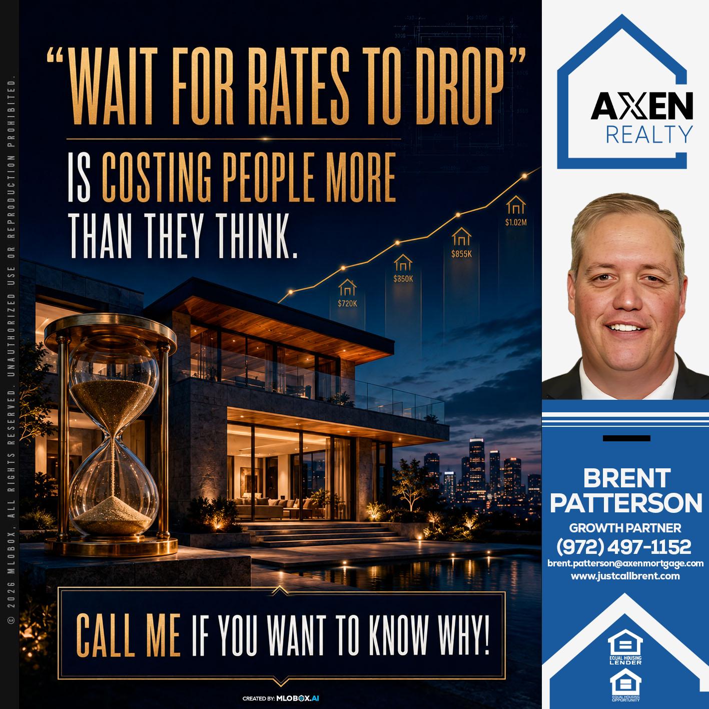 WAIT FOR DROP - Brent Patterson -Loan Officer