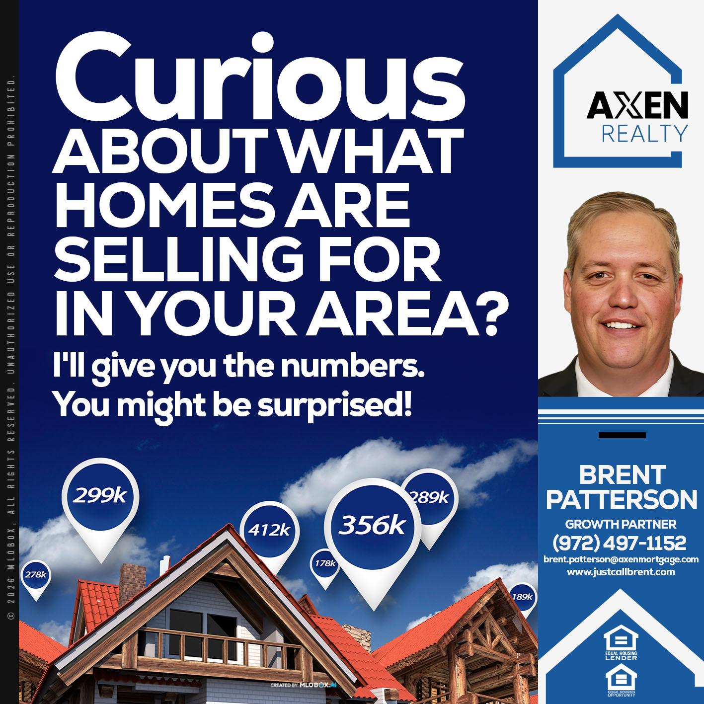 CURIOUS ABOUT? - Brent Patterson -Loan Officer